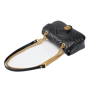 Sac à main rétro de luxe pour femme en cuir véritable, sacs à bandoulière en diamant pour dames - Product Image 3