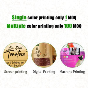 Bolsa con cierre de cremallera al por mayor de fábrica, bolsa de pie para embalaje de alimentos, bolsas de papel Kraft marrón liso con ventanas - Product Image 5