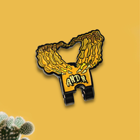 Broches personnalisées en alliage métallique émaillé, gravées à la presse, avec impression sérigraphiée, design personnalisé, pour revers de vêtement ou chapeau, avec carte de support