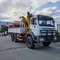 Grue à flèche articulée hydraulique neuve de 12 tonnes, prix de la grue de remorque, usine chinoise