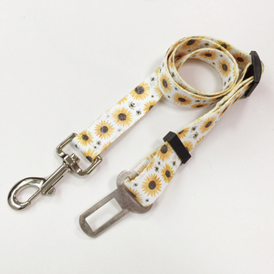 Sabuk pengaman mobil nilon dapat diatur, tali latihan anjing yang kuat dan tahan lama dengan cetakan pribadi untuk hewan peliharaan - Product Image 6