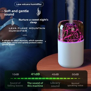 Wholesale Hot Selling 180ml Mini Car <b>Humidifier</b> Aromatherapy USB Powered Plastic Colorful Atmosphere Light Household - Product Image 3