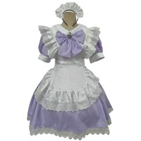 RUIKE L Nouvelle tenue de demoiselle d'honneur rose en dentelle, style Lolita Anime, costume de cosplay pour convention de bandes dessinées, uniforme de travail de café princesse, robe pour fille