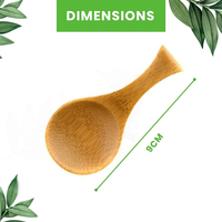Bamboe Tapaslepels 9cm Ecologische Bamboe Proeflepels Duurzame Amuselepels