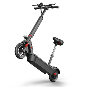 Trottinette électrique tout-terrain pliable de 10 pouces avec siège, véhicule de mobilité portable pour adultes, moteur sans balais étanche - Product Image 2