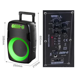 Altavoz GD-929 GD-1219, el Favorito en Europa, Altavoz Profesional de 12 Pulgadas, Amplificador Activo Inalámbrico, Sistema de Sonido <span class=keywords><strong>PA</strong></span> para Fiestas - Product Image 2