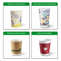 Gobelets en papier avec couvercles 10oz, gobelets à café jetables à paroi simple, gobelets à café personnalisés, gobelets jetables pour boissons froides et chaudes à emporter