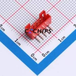 XY-PH2.0-5A21-R Wire-to-<b>Board</b> <b>Pin</b> Header Bent Lead Through Hole,P=2mm Connector 1x5P 2mm Right Angle Insert PH - Product Image 1