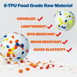 <b>Dog</b> Eco-Friendly TPR Bite-Resistant Interactive Teeth Cleaning <b>Ball</b> Chew Toy-Luxury Design Indestructible - Product Image 3