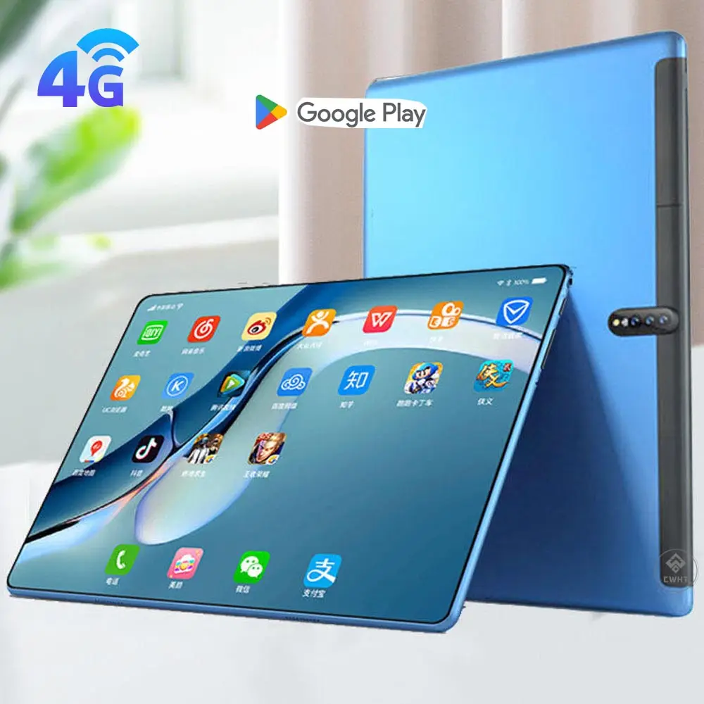 Android Tablet 14 Inch 4Gb + 128Gb Tablet Pc Met Telefoongesprek Tablet Ondersteuning Oem Aangepaste Merk
