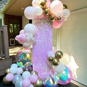 Lớn Cầu Vồng Màu Gương Bóng Tổ Chức Sự Kiện Đảng Phông nền Trang Trí Nội Thất Bóng Bóng Sáng Bóng Treo Khổng Lồ Lớn Bóng <span class=keywords><strong>Inflatable</strong></span> Bóng Gương - Product Image 2