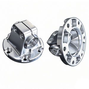 5 Axis CNC penggilingan kekuatan tinggi 7075 bagian aluminium Custom Thread jelas permukaan Anodized Sandblasted roda mobil bagian Hub - Product Image 1