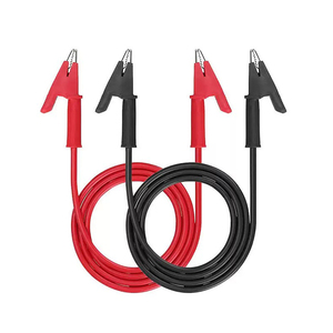 สายทดสอบหัวต่อแบบกล้วย 4 มม. ต่อกับคลิปหนีบสายไฟแบบจระเข้ หัววัดมัลติมิเตอร์ สายทดสอบแบบหัวต่อจระเข้ สายทดสอบหัวต่อแบบกล้วย 4 มม. ต่อกับหัวต่อแบบกล้วย - Product Image 5