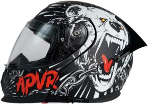 Precio de fábrica DOT & ECE Certified King of Beasts Helmet -Tiger Design, Handsome <span class=keywords><strong>Joker</strong></span> Fild-up Helmet con doble visera - Product Image 6