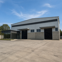 Bâtiment d'entrepôt à structure en acier avec options galvanisées pour le stockage industriel et l'utilisation en atelier