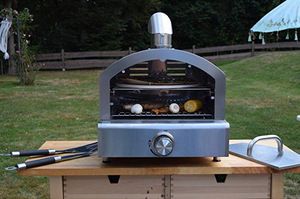Horno de Pizza de Gas de acero inoxidable directo de fábrica, Parrilla portátil <span class=keywords><strong>para</strong></span> acampar al aire libre <span class=keywords><strong>para</strong></span> tostadas y hornear <span class=keywords><strong>para</strong></span> uso doméstico y hotelero - Product Image 5
