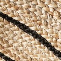 High Quality Bulk Supply Natural Fiber Collection Hand Woven Eco Friendly Modern Solid Color Jute Hand Braided Runner Rug Home