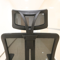 Chaise de bureau pivotante à dossier haut en maille intégrale, confortable, en tissu, fabriquée à Foshan, Guangdong, Chine, en vente