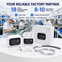 Écouteurs TWS A15 à écran tactile intelligent avec réduction de bruit ANC, transducteur dynamique de 13 mm, réduction du bruit d'appel ENC, affichage en 11 langues