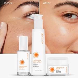 Private Label Glutathion Vitamin C Arbutin Niacianmide Hautpflege Aufhellende Gesicht Körper aufhellung Serum Hautpflege Set Produkte - Product Image 2