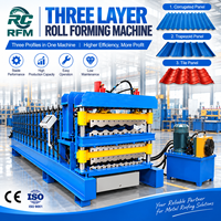 Machine de formage de tôles trapézoïdales, machine de formage à froid pour tuiles métalliques TR4 TR5 IBR