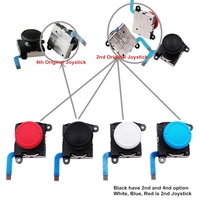 SYYTECH Kit Peralatan Joystick Analog Logam Penjepit Hitam Biru Merah Putih 3D untuk NS Nintendo Switch Joy Con Suku Cadang Perbaikan