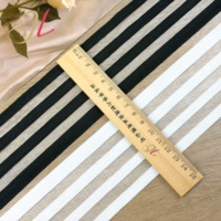 Bande élastique transparente en polyamide ajourée respirante de 6,0 cm de large, en soie de poisson, pour sous-vêtements