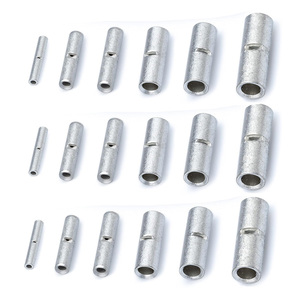 थोक पीतल गैर-इन्सुलेट बट कनेक्टर किट अनइन्सुलेट क्रिंगा तार कनेक्टर कॉपर संपर्क प्लास्टिक सामग्री शक्ति - Product Image 1