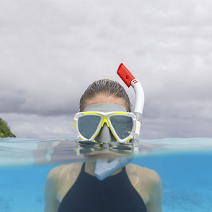 Bestway 24053, Máscara <span class=keywords><strong>de</strong></span> Buceo con Doble Espejo y <span class=keywords><strong>Snorkel</strong></span>, Equipo <span class=keywords><strong>de</strong></span> Buceo, Máscara <span class=keywords><strong>de</strong></span> <span class=keywords><strong>Snorkel</strong></span> para Adultos, Gran Venta - Product Image 1