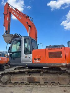 Excavadoras Pesadas Hitachi ZX200 Fabricadas en Japón, Excavadoras Hitachi ZX 200 Usadas, Excavadora de Orugas Usada de 20 Toneladas para Trabajos de Minería - Product Image 5