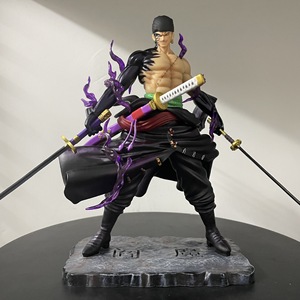 หุ่นอะนิเมะ <span class=keywords><strong>Zoro</strong></span> 24cm, หุ่นตัวการ์ตูน<span class=keywords><strong>1</strong></span>ชิ้นของสะสม PVC ของขวัญของเล่นตกแต่ง - Product Image 3