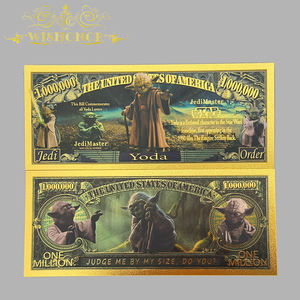 2026 Amerika Nieuwe 16 Soorten Amerikaanse Oorlogsbankbiljetten Anime Gouden Folie Bankbiljetten in 24K Goud voor Cadeaus - Product Image 4
