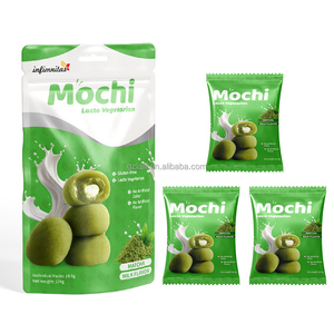ขนมโมจิญี่ปุ่นขายส่ง ขนมข้าวเหนียวแสน<span class=keywords><strong>อร่อย</strong></span> ไส้ครีมรสช็อกโกแลตและชา บรรจุในถุง - Product Image 2