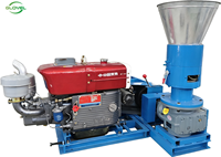 Nouvelle machine professionnelle à granulés de bois, transformant la sciure de bois, les coques de riz et la biomasse en blocs de combustible solides, en stock