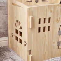 Kangdarpet Groothandel Houten Dierenhuisje - Ademend Schuilplaats voor Katten, Konijnen & Kleine Honden - Robuust & Milieuvriendelijk