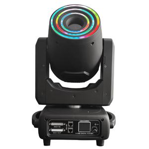 2025 nouveau Hengyu Rgb polychrome 10w tête mobile Laser + led 3d <span class=keywords><strong>anneau</strong></span> cercle Led lumière Laser pour Dj Disco - Product Image 2