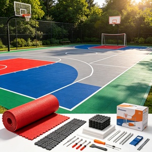 Inolp Fabricante Suministra Kit Completo de Materiales para Gimnasios, Pisos Deportivos de Tartán para Interiores, Tapetes para Venta en Gimnasios - Product Image 6