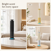 Nouveau diffuseur d'arômes électrique sans eau, rechargeable, en alliage d'aluminium, machine à parfum intelligente sans fil pour la maison