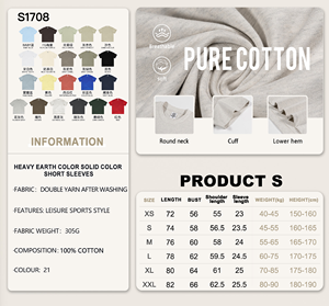 High Quality 100% Cotton Heavyweight T-Shirt Blank Men's Oversized Custom Printing <b>Tshirt</b> Loose Fit Premium T Shirt - Product Image 2