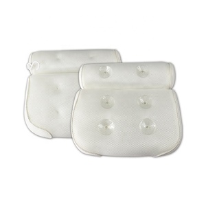 Oreiller de bain 3d 4D, <span class=keywords><strong>appui</strong></span>-<span class=keywords><strong>tête</strong></span> de <span class=keywords><strong>baignoire</strong></span> Spa, emballage personnalisé de luxe de haute qualité avec 6 ventouses - Product Image 1