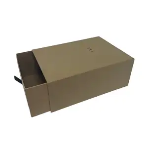 LOGO personalizzato Dongguan abbigliamento spedizione Mailer Box Craft Paper Drawer Shoe Box Packaging