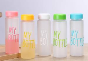 Votre logo personnalisé écologique gratuit 500ml cyclisme en plastique sport mode ma bouteille d'eau - Product Image 4