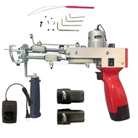 Pistolet de tuftage sans fil à batterie lithium 2-en-1 pour tapis et moquettes, machine à coudre et à tisser, à poils coupés et bouclés, éco-responsable, vente chaude