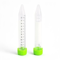Tubos de Centrífuga de Laboratorio de Fondo Cónico Estériles de Plástico de 15ml/50ml/225ml, Fabricantes Chinos