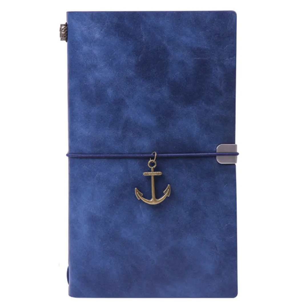 Draagbare Notepad A6 Notebook Retro Vintage Hand Memo <span class=keywords><strong>Boek</strong></span> Pu Leather Journal Dagboek Notepad