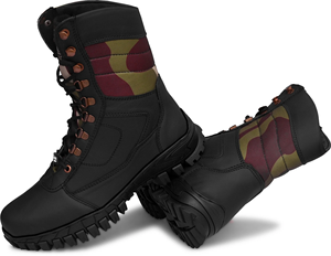 Premium Genuine Leather Men's High Top Ankle Boots with Strong Grip Anti Slip Sole Breathable Comfort Lining Durable Footwear - Product Image 5