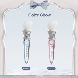 Pinceau à blush Flower Knows Jewel's Shell Dot, poils de chèvre doux pour la peau, application uniforme de la poudre sur le visage - Product Image 3