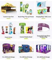 Tente publicitaire personnalisée 3x3m (10x10ft) pour événements promotionnels, salons professionnels, marchés et stands alimentaires