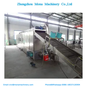 High efficiency automatic infrared conveyor belt dryer/Cassava Chips Drying line/Multi layer Mesh belt dry machine