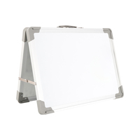 Tableau blanc métallique de bureau pliable magnétique effaçable à sec 12x16 pouces, personnalisé, vente en gros d'usine OEM pour la maison et le bureau